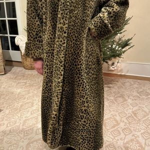 Marvin Richards Faux fur long coat